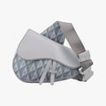 Saddle Grey PVC coated canvas × leather 27-BO-1221 IC Chipサドル グレー PVCコーティングキャンバス×レザー 27-BO-1221 ICチップ