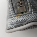 Saddle Grey PVC coated canvas × leather 27-BO-1221 IC Chipサドル グレー PVCコーティングキャンバス×レザー 27-BO-1221 ICチップ