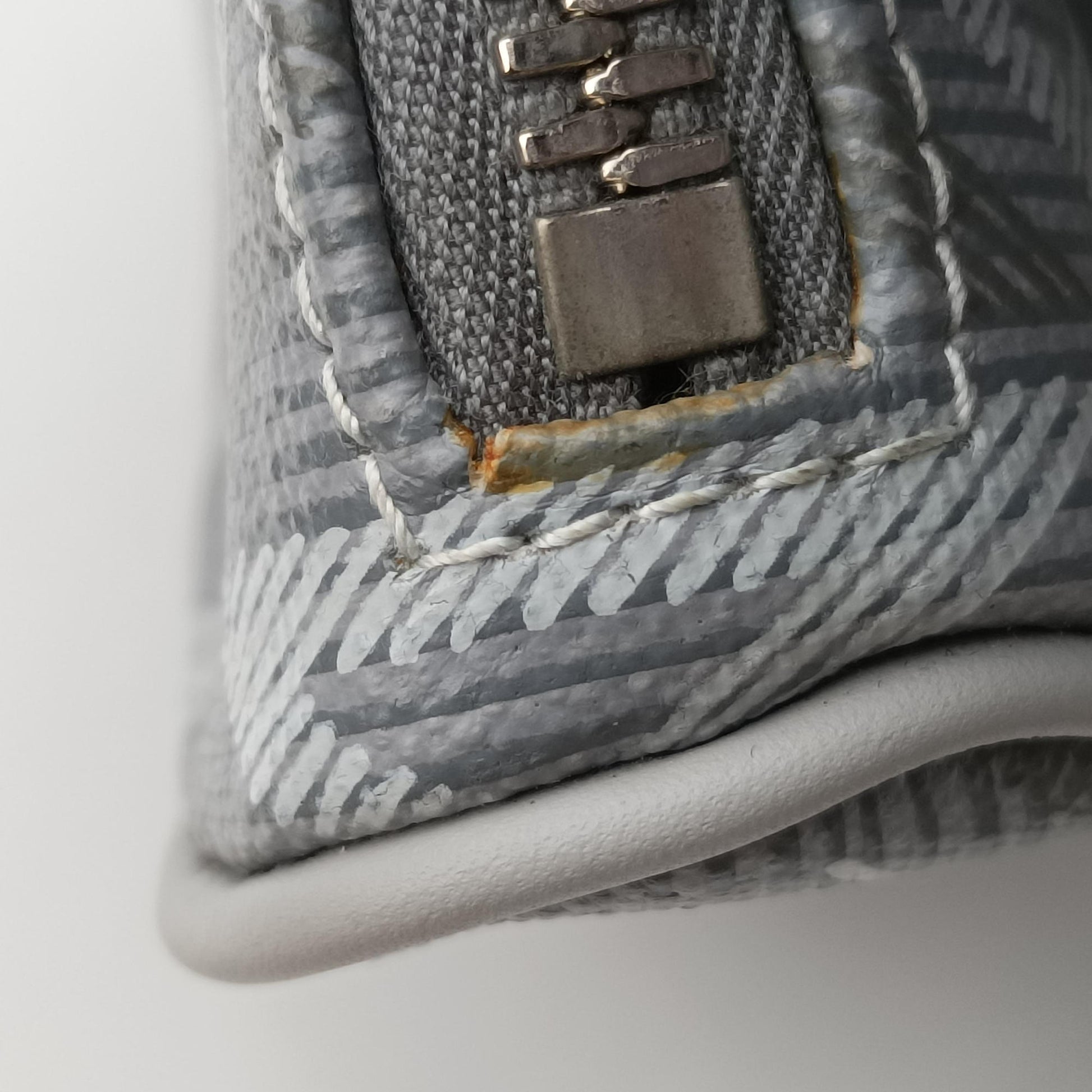Saddle Grey PVC coated canvas × leather 27-BO-1221 IC Chipサドル グレー PVCコーティングキャンバス×レザー 27-BO-1221 ICチップ
