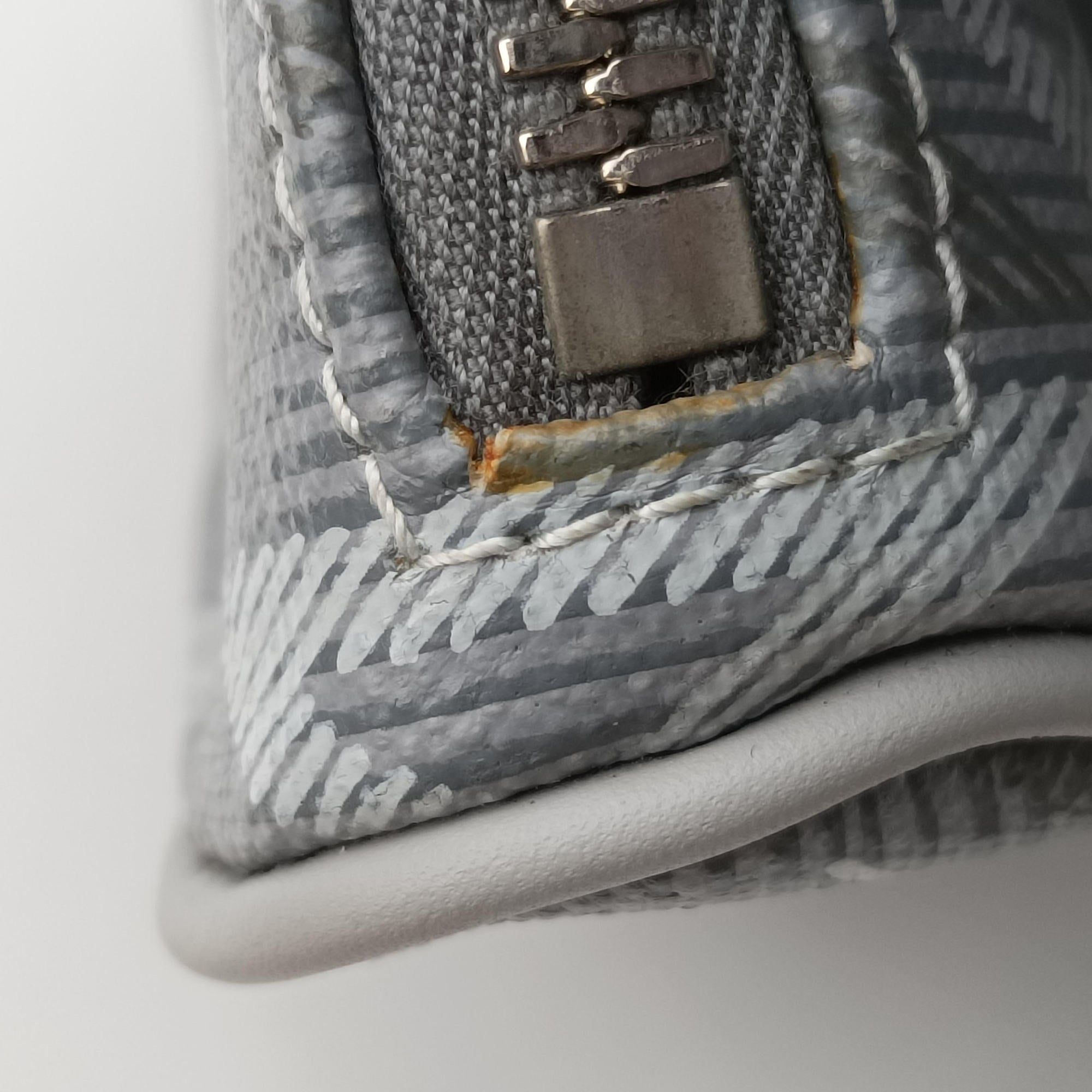 Saddle Grey PVC coated canvas × leather 27-BO-1221 IC Chipサドル グレー PVCコーティングキャンバス×レザー 27-BO-1221 ICチップ