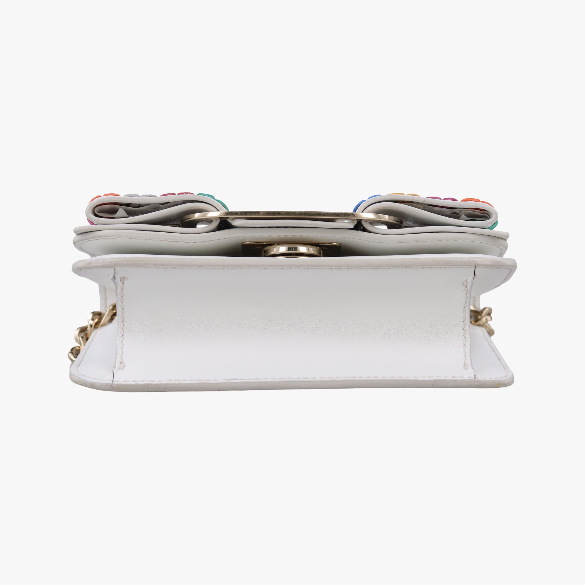 Viva White×multicolor Leather FZ-21 H 105ヴィヴァ ホワイト×マルチカラー レザー FZ-21 H 105