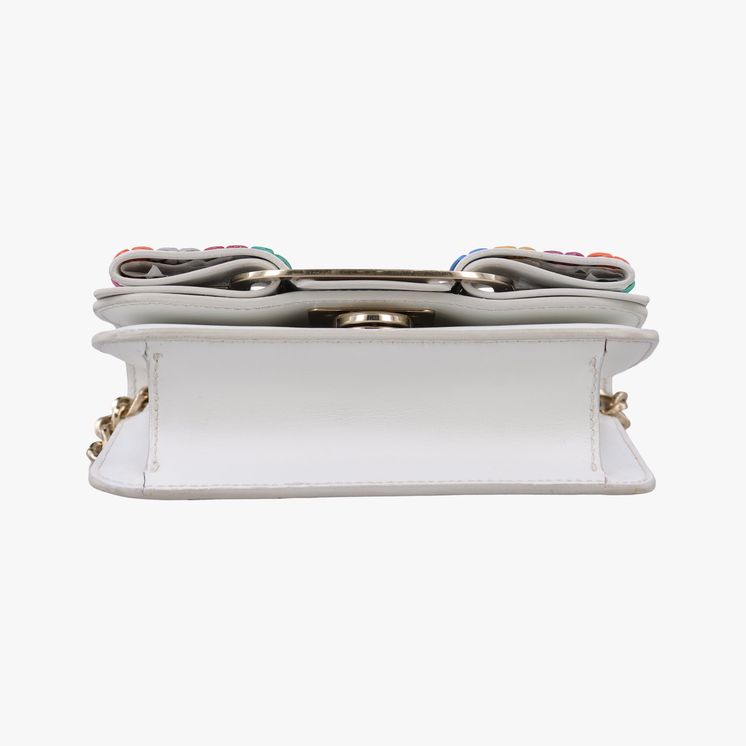 Viva White×multicolor Leather FZ-21 H 105ヴィヴァ ホワイト×マルチカラー レザー FZ-21 H 105