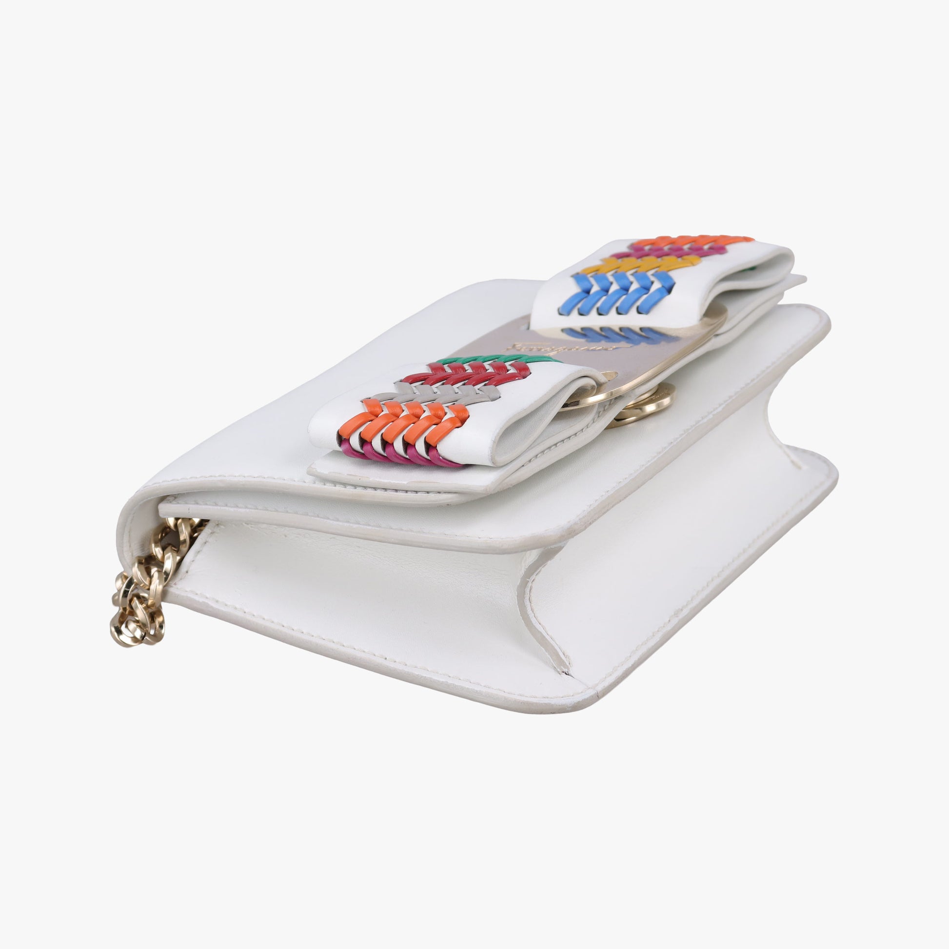 Viva White×multicolor Leather FZ-21 H 105ヴィヴァ ホワイト×マルチカラー レザー FZ-21 H 105