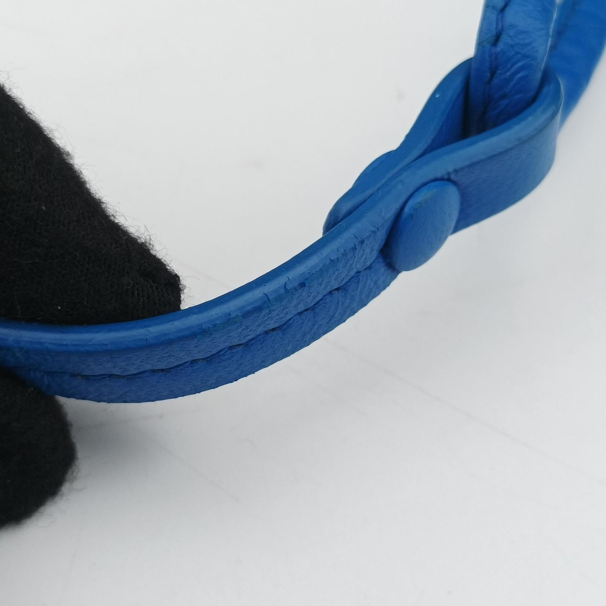 NODINI Intrecciato Blue lambskin B04622158Uノディーニ イントレチャート ブルー ラムスキン B04622158U