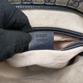 GG Supreme Messenger Beige × Navy PVC coated canvas×leather 295257 I014856609GGスプリーム メッセンジャー ベージュ×ネイビー PVCコーティングキャンバス×レザー 295257 I014856609