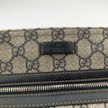 GG Supreme Messenger Beige × Navy PVC coated canvas×leather 295257 I014856609GGスプリーム メッセンジャー ベージュ×ネイビー PVCコーティングキャンバス×レザー 295257 I014856609