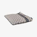 GG Supreme Messenger Beige × Navy PVC coated canvas×leather 295257 I014856609GGスプリーム メッセンジャー ベージュ×ネイビー PVCコーティングキャンバス×レザー 295257 I014856609