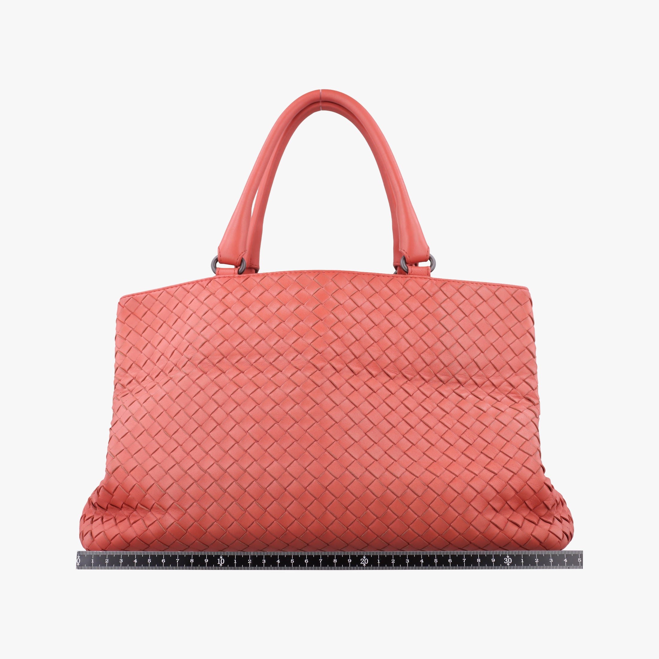 Intrecciato Coral red lambskin B02234583Uイントレチャート コーラルレッド ラムスキン B02234583U
