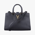 Y Ligne Petit Cabas Black Leather 370697 FLY370697.1014Yライン プチカバス ブラック レザー 370697 FLY370697.1014