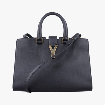 Y Ligne Petit Cabas Black Leather 370697 FLY370697.1014Yライン プチカバス ブラック レザー 370697 FLY370697.1014