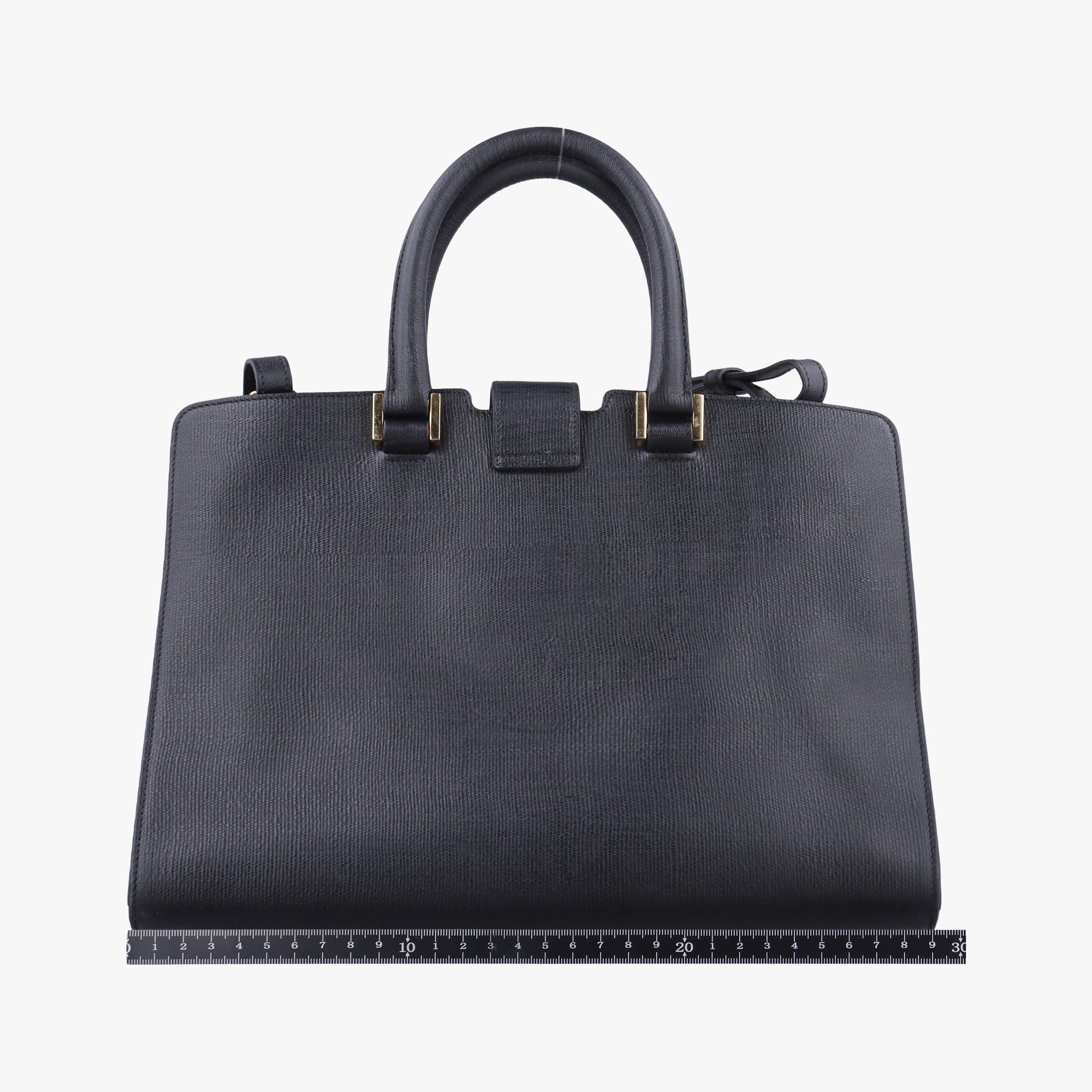 Y Ligne Petit Cabas Black Leather 370697 FLY370697.1014Yライン プチカバス ブラック レザー 370697 FLY370697.1014
