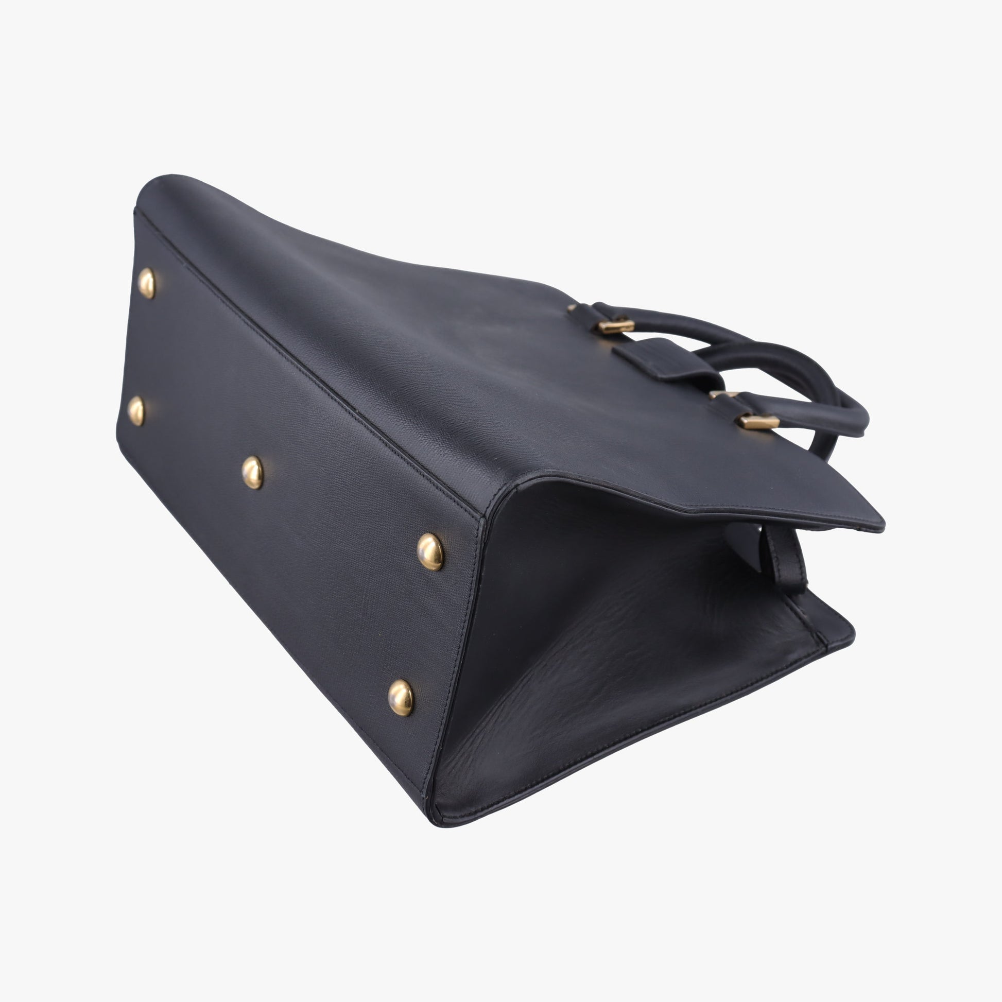 Y Ligne Petit Cabas Black Leather 370697 FLY370697.1014Yライン プチカバス ブラック レザー 370697 FLY370697.1014