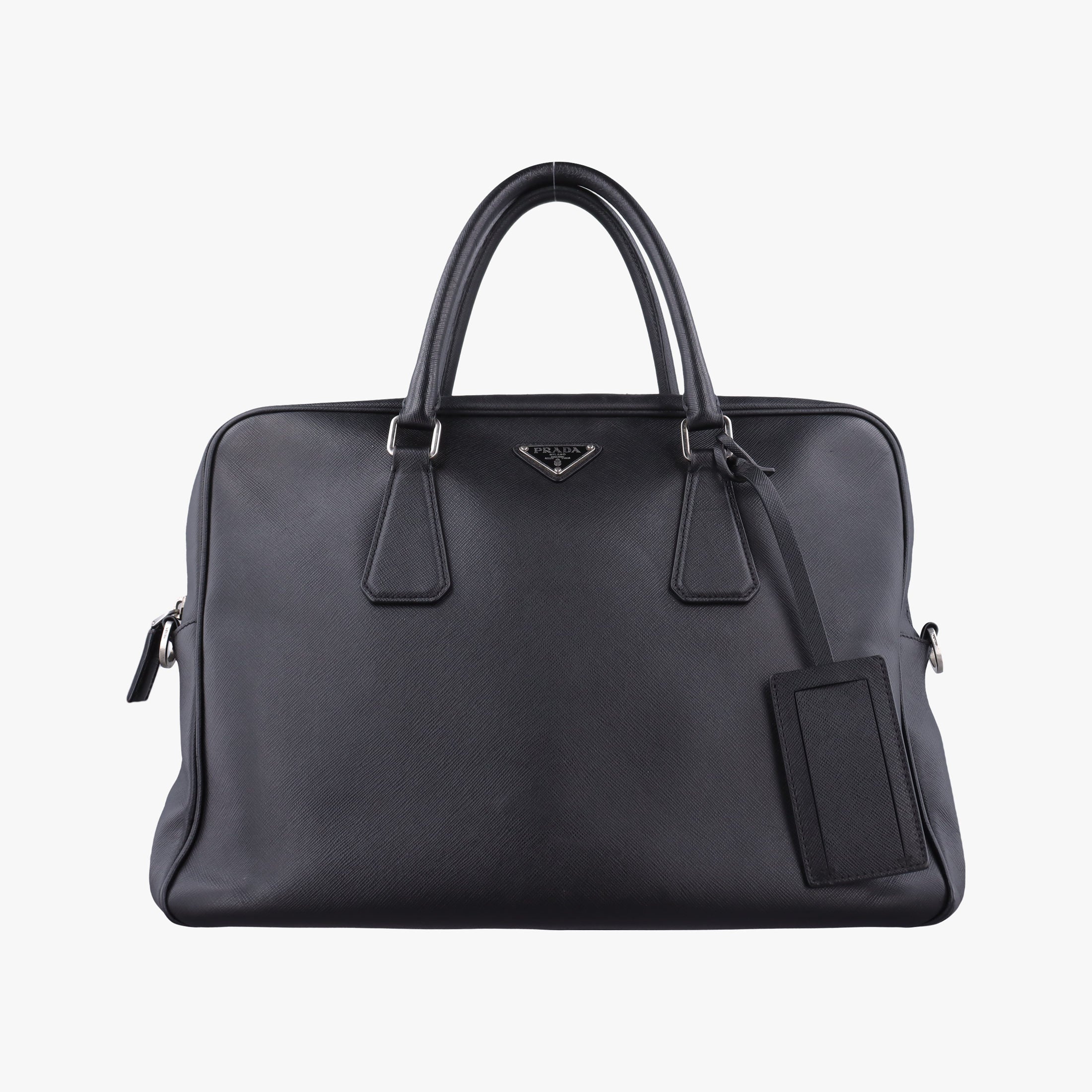 Business Briefcase Black SAFFIANO Leather 2VE011 208 Rビジネス ブリーフケース ブラック サフィアーノレザー 2VE011 208 R