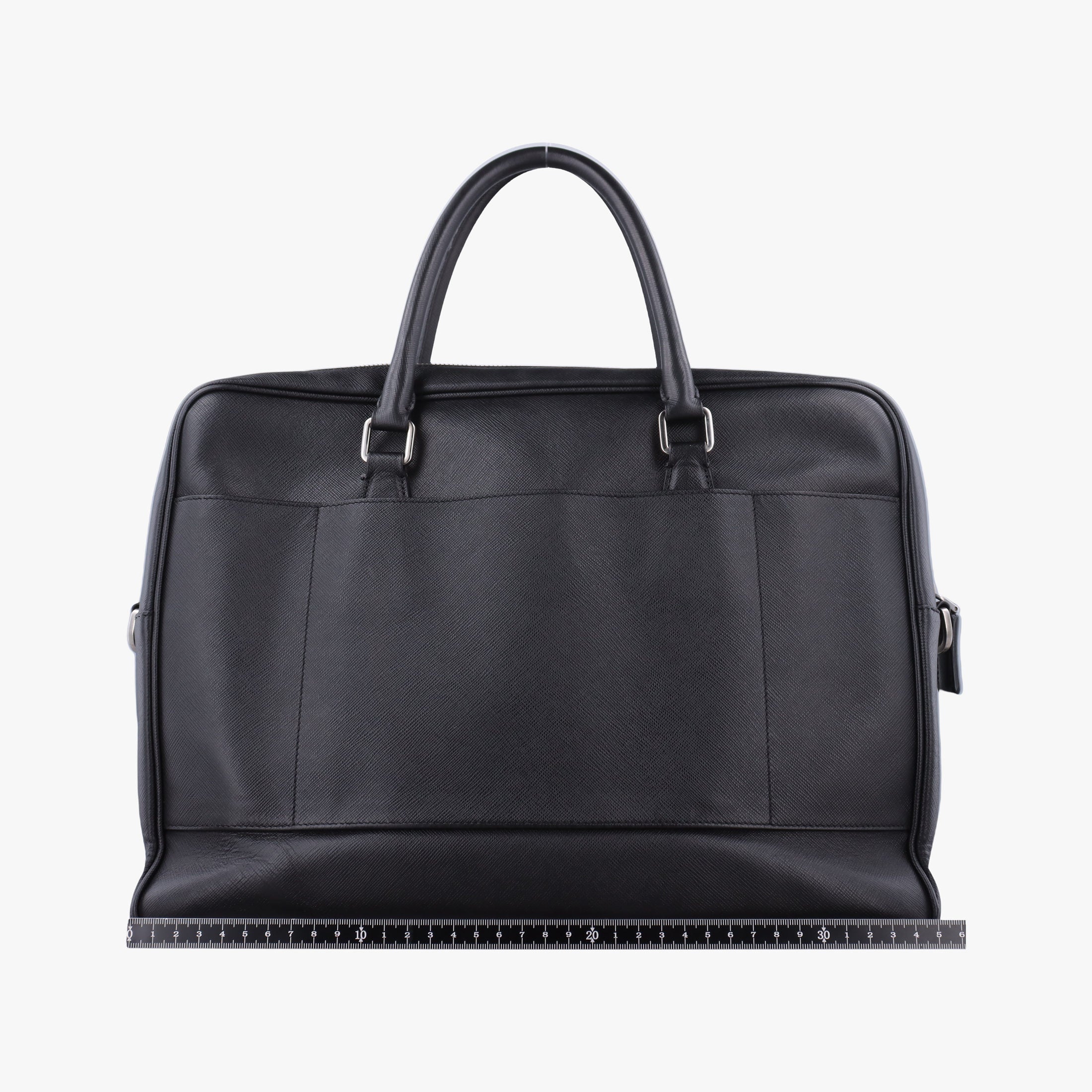 Business Briefcase Black SAFFIANO Leather 2VE011 208 Rビジネス ブリーフケース ブラック サフィアーノレザー 2VE011 208 R