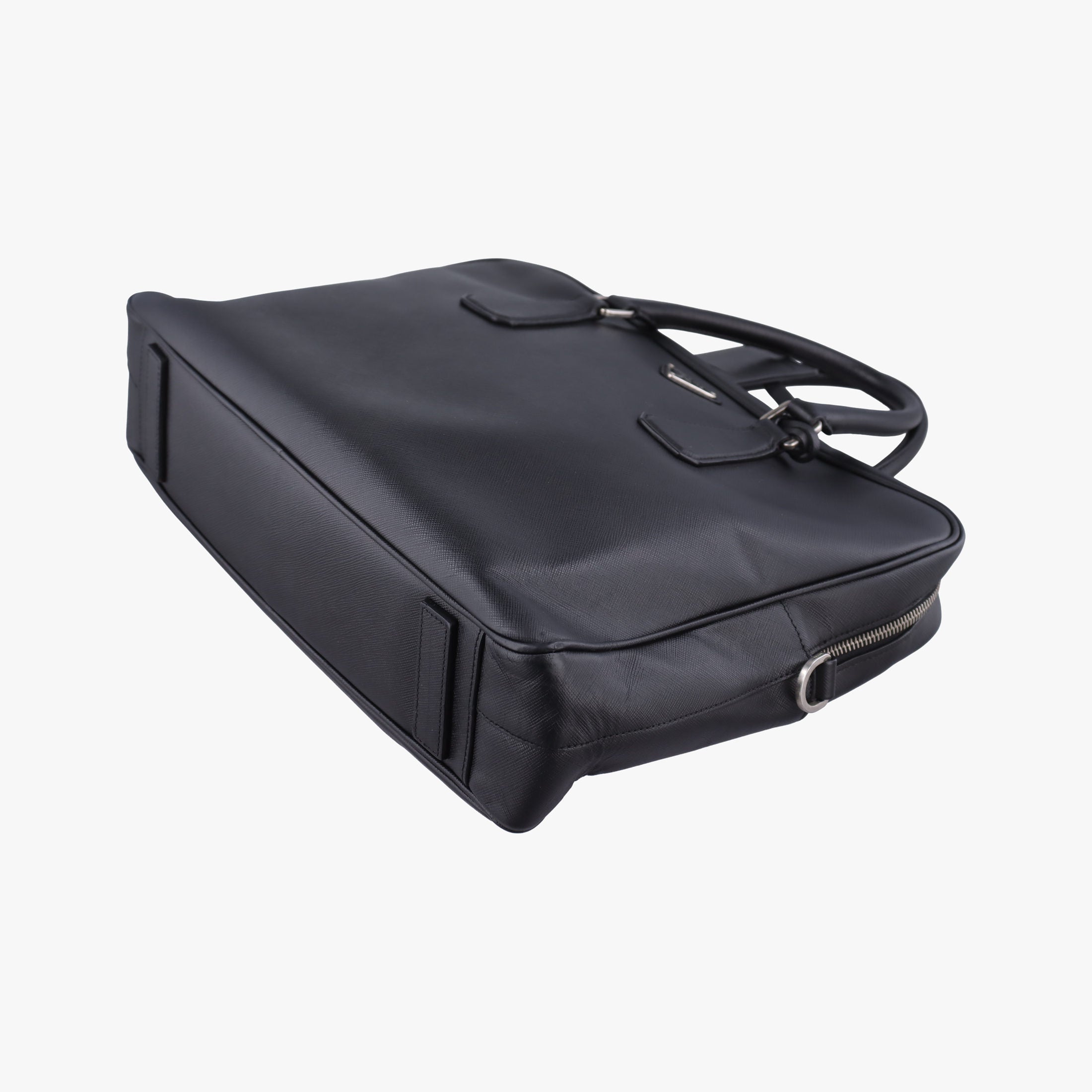 Business Briefcase Black SAFFIANO Leather 2VE011 208 Rビジネス ブリーフケース ブラック サフィアーノレザー 2VE011 208 R