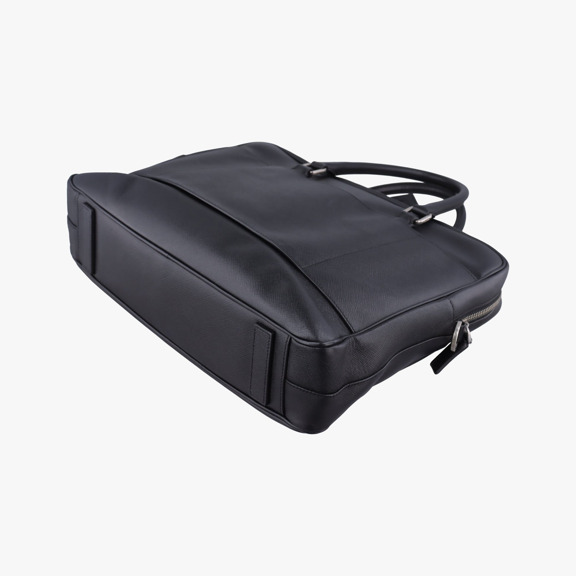 Business Briefcase Black SAFFIANO Leather 2VE011 208 Rビジネス ブリーフケース ブラック サフィアーノレザー 2VE011 208 R