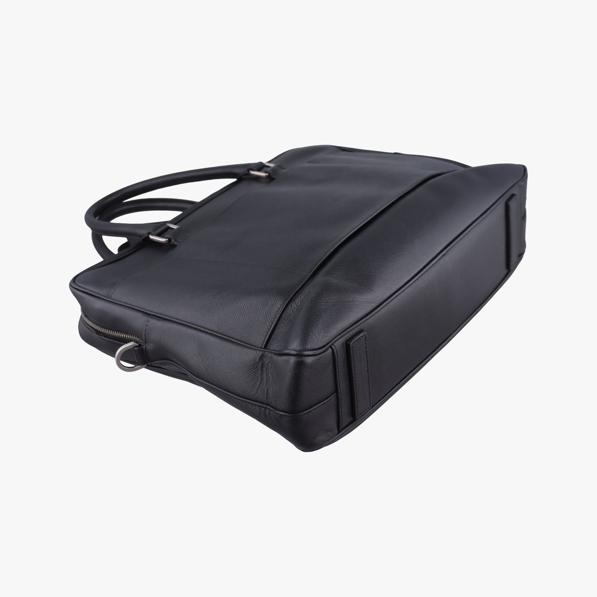 Business Briefcase Black SAFFIANO Leather 2VE011 208 Rビジネス ブリーフケース ブラック サフィアーノレザー 2VE011 208 R