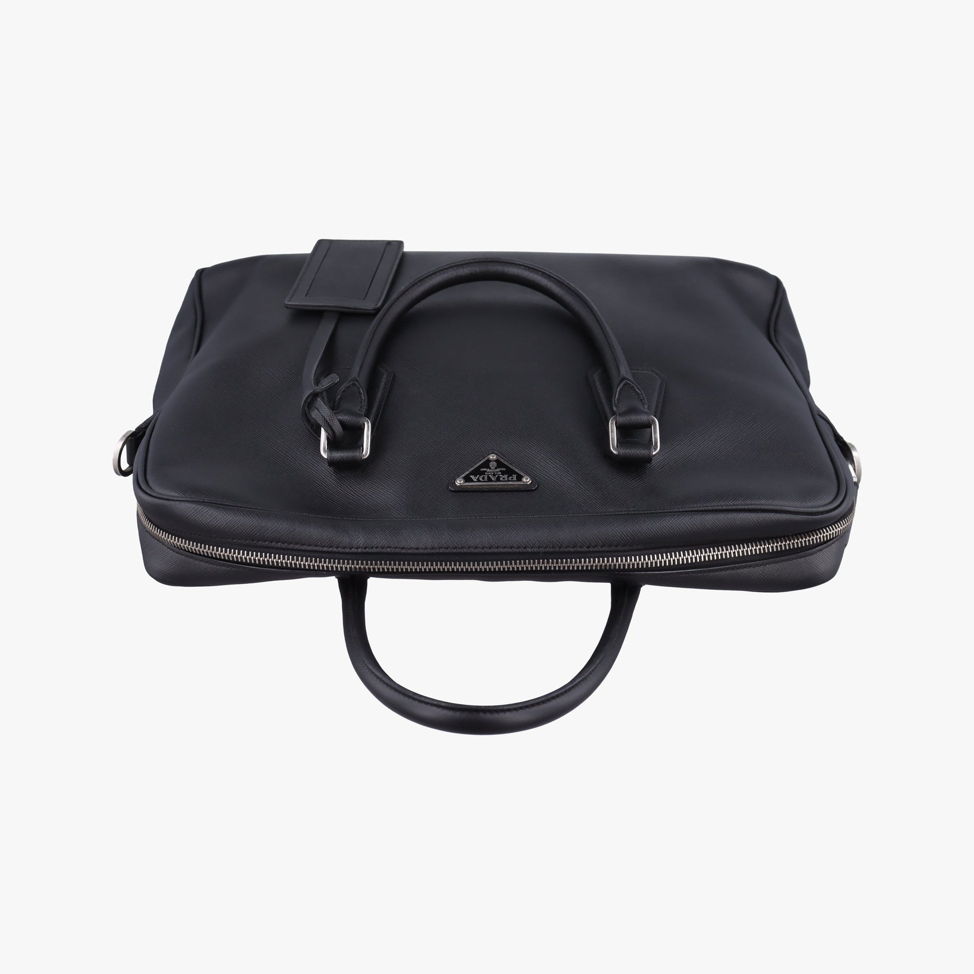 Business Briefcase Black SAFFIANO Leather 2VE011 208 Rビジネス ブリーフケース ブラック サフィアーノレザー 2VE011 208 R