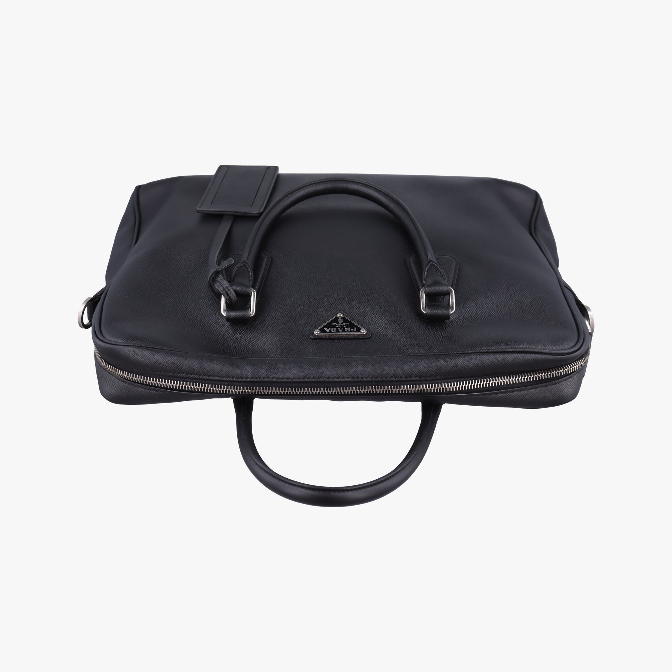 Business Briefcase Black SAFFIANO Leather 2VE011 208 Rビジネス ブリーフケース ブラック サフィアーノレザー 2VE011 208 R