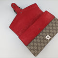 Dionysus beige×red PVC coated canvas × suede 400249 D021354194ディオニュソス ベージュ×レッド PVCコーティングキャンバス×スエード 400249 D021354194