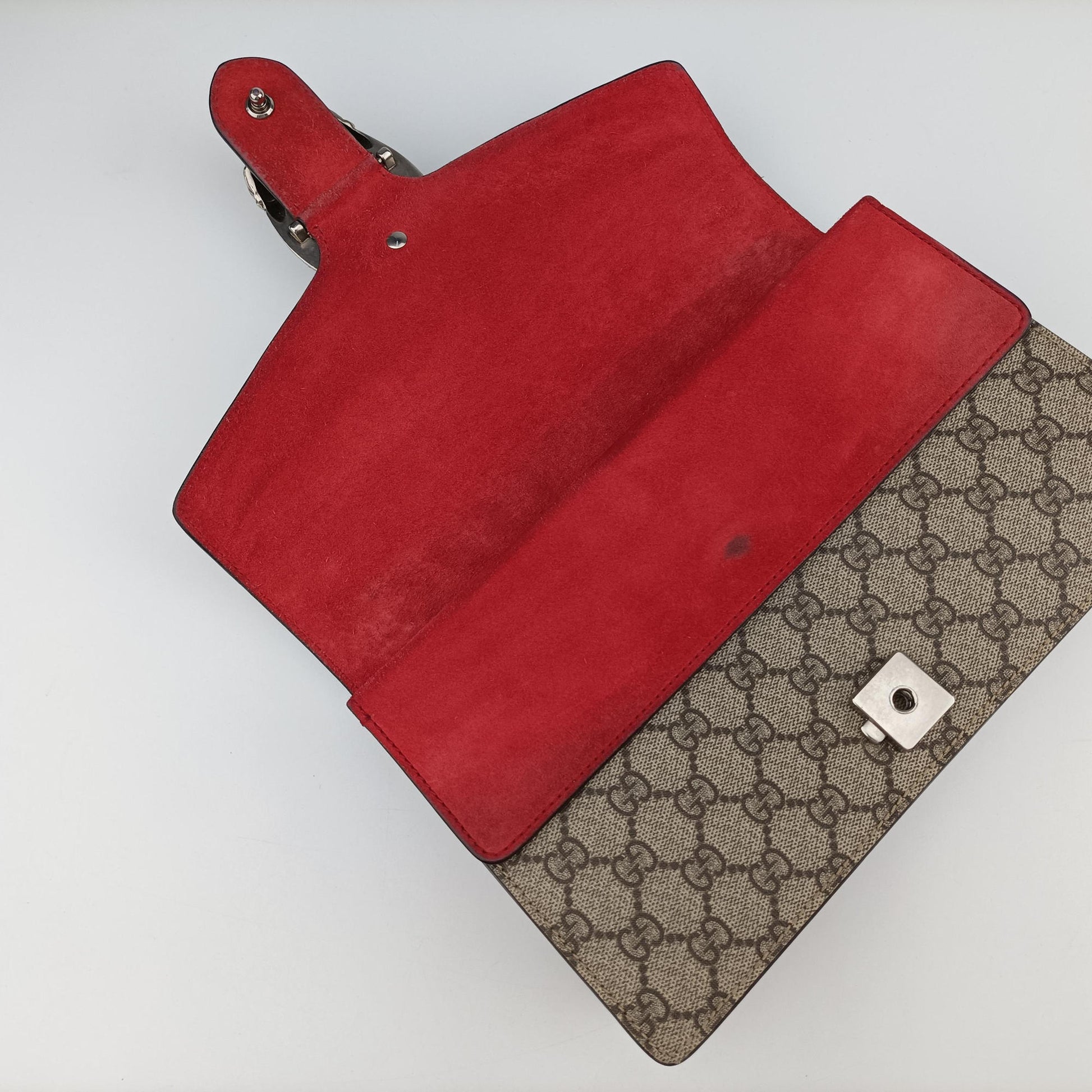 Dionysus beige×red PVC coated canvas × suede 400249 D021354194ディオニュソス ベージュ×レッド PVCコーティングキャンバス×スエード 400249 D021354194