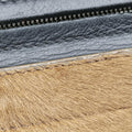 Trapeze Black×Brown×Blue ponyhair F-CU-0112トラペーズミディアム ブラック×ブラウン×ブルー ハラコ F-CU-0112