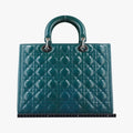 Lady Dior Blue Patent　Leather 16-BO-1102レディディオール ブルー パテント 16-BO-1102