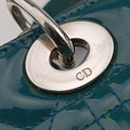 Lady Dior Blue Patent　Leather 16-BO-1102レディディオール ブルー パテント 16-BO-1102