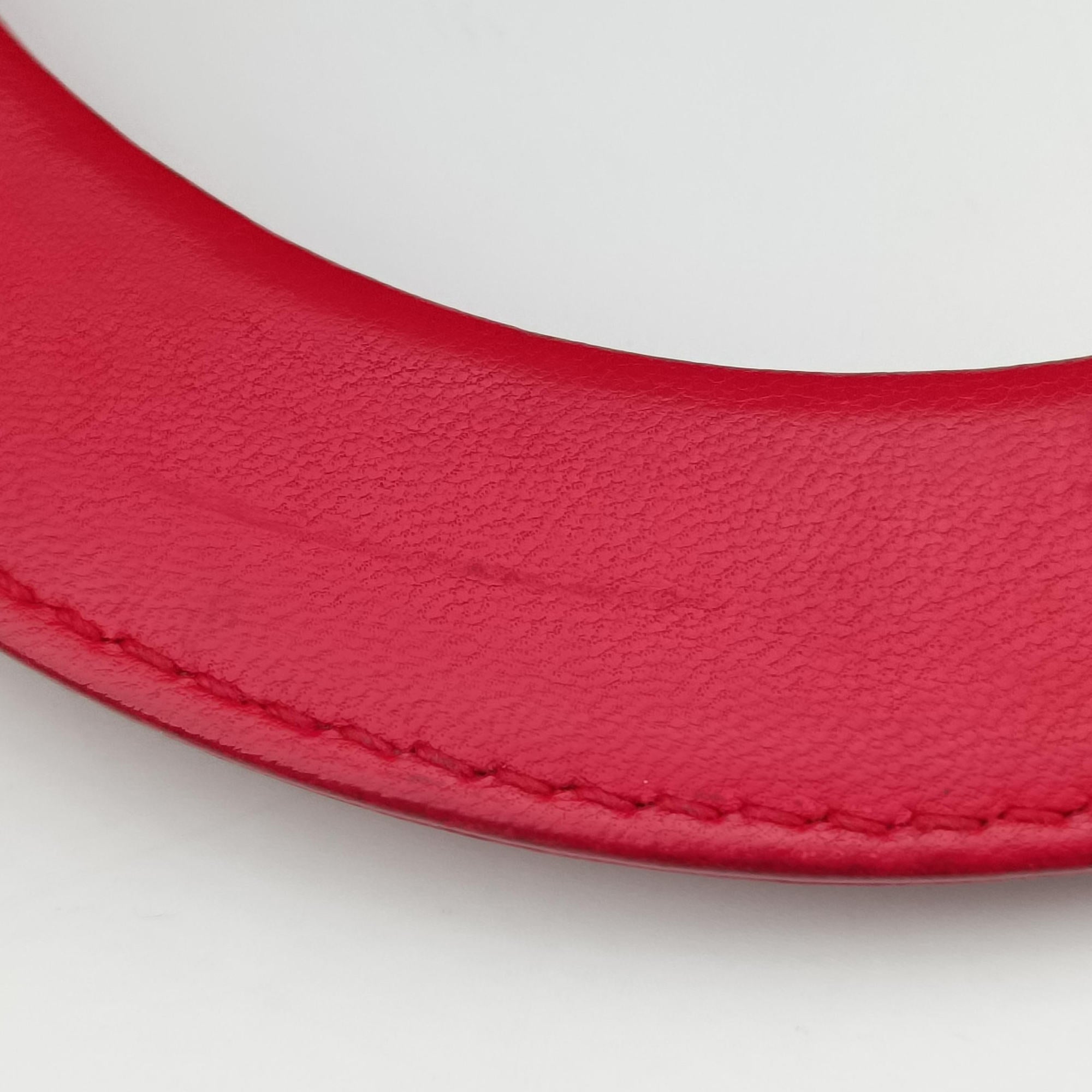Lady Dior Red lambskin 11-MA-0089レディディオール レッド ラムスキン 11-MA-0089