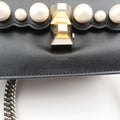 studded Kan I Black Leather 8M0381 8M0381 A0ZR 188-8241スタッズ キャナイ ブラック レザー 8M0381 8M0381 A0ZR 188-8241