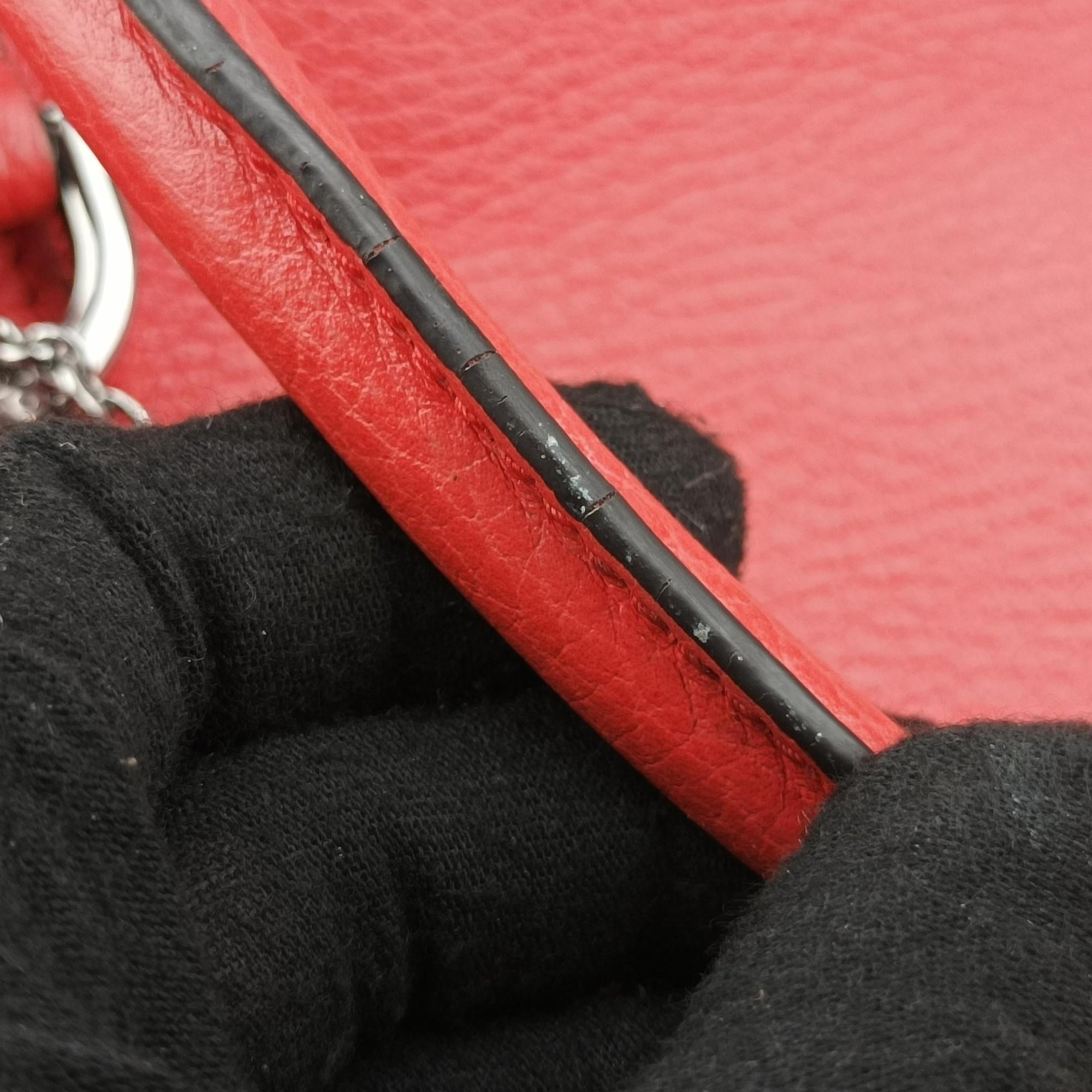 charm dome Red Leather 341503 H016948969110チャーム ドーム レッド レザー 341503 H016948969110