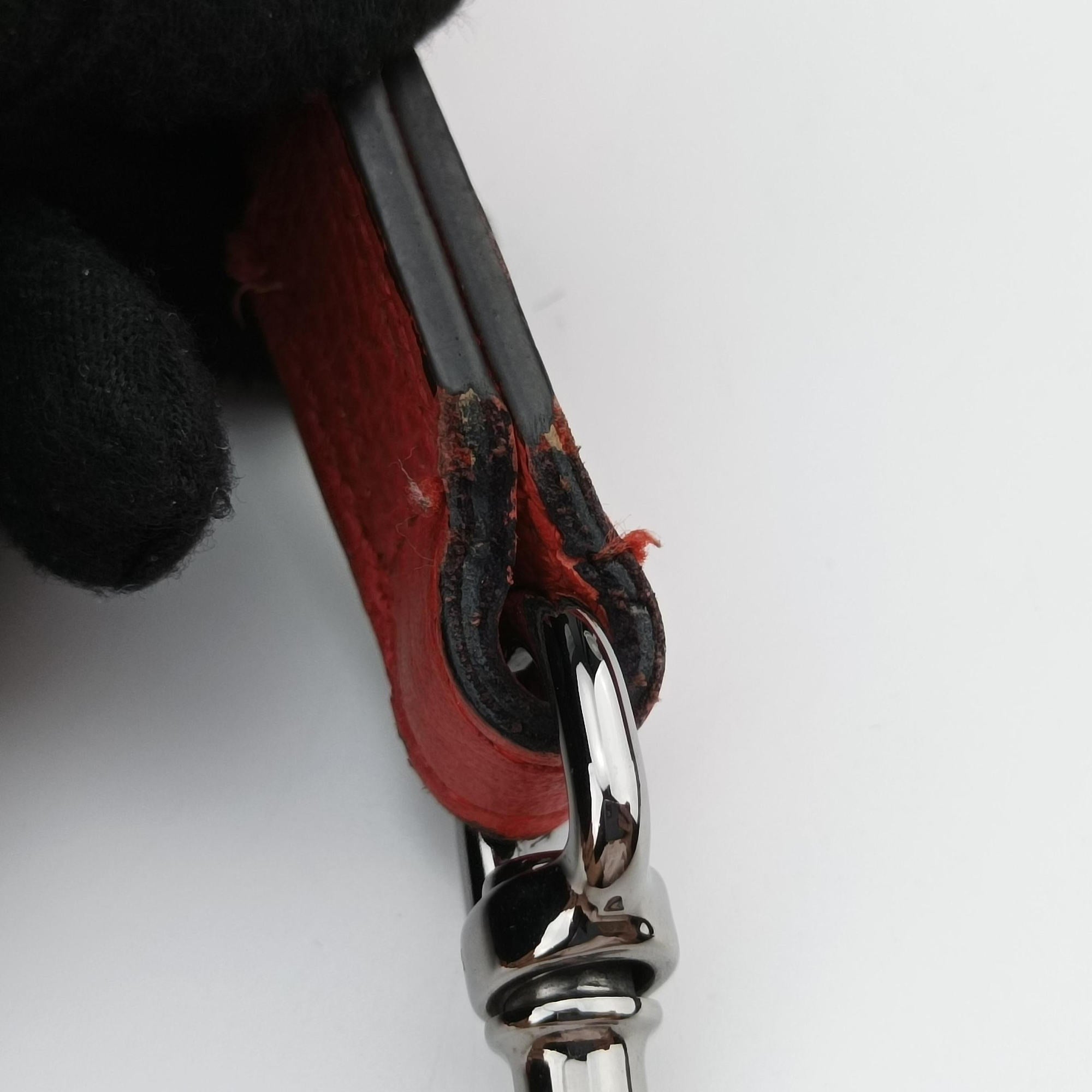 charm dome Red Leather 341503 H016948969110チャーム ドーム レッド レザー 341503 H016948969110