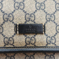 GG Plus GG Supreme beige×navy PVC coated canvas×Leather 223666 B011361882GGプラス GGスプリーム ベージュ×ネイビー PVCコーティングキャンバス×レザー 223666 B011361882