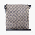 GG Plus GG Supreme beige×navy PVC coated canvas×Leather 223666 B011361882GGプラス GGスプリーム ベージュ×ネイビー PVCコーティングキャンバス×レザー 223666 B011361882