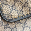 GG Plus GG Supreme beige×navy PVC coated canvas×Leather 223666 B011361882GGプラス GGスプリーム ベージュ×ネイビー PVCコーティングキャンバス×レザー 223666 B011361882