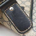 GG Plus GG Supreme beige×navy PVC coated canvas×Leather 223666 B011361882GGプラス GGスプリーム ベージュ×ネイビー PVCコーティングキャンバス×レザー 223666 B011361882