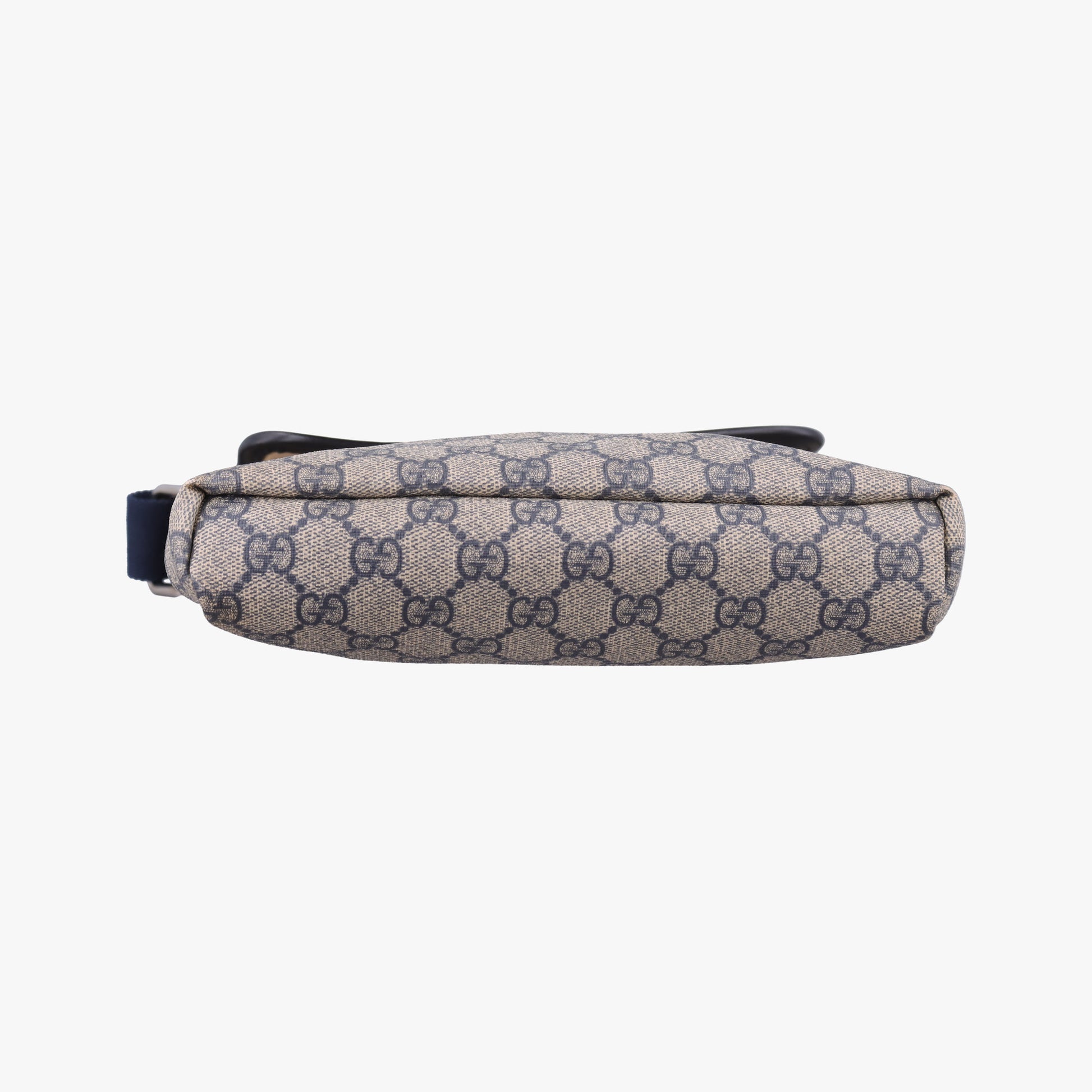 GG Plus GG Supreme beige×navy PVC coated canvas×Leather 223666 B011361882GGプラス GGスプリーム ベージュ×ネイビー PVCコーティングキャンバス×レザー 223666 B011361882