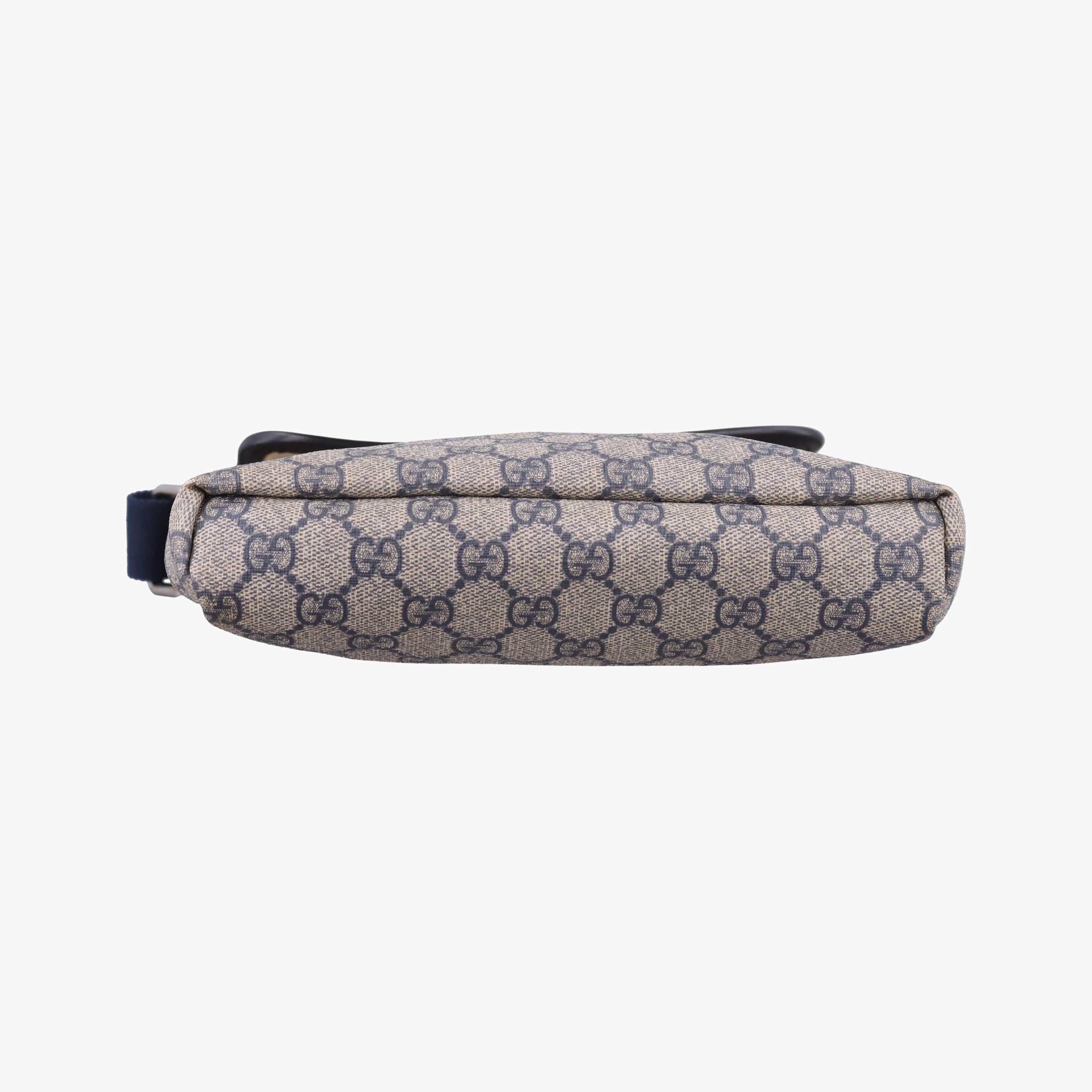 GG Plus GG Supreme beige×navy PVC coated canvas×Leather 223666 B011361882GGプラス GGスプリーム ベージュ×ネイビー PVCコーティングキャンバス×レザー 223666 B011361882