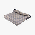 GG Plus GG Supreme beige×navy PVC coated canvas×Leather 223666 B011361882GGプラス GGスプリーム ベージュ×ネイビー PVCコーティングキャンバス×レザー 223666 B011361882