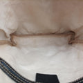 GG Plus GG Supreme beige×navy PVC coated canvas×Leather 223666 B011361882GGプラス GGスプリーム ベージュ×ネイビー PVCコーティングキャンバス×レザー 223666 B011361882