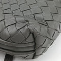 NODINI Intrecciato Grey lambskin B03039932Aノディーニ イントレチャート グレー ラムスキン B03039932A