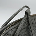 NODINI Intrecciato Grey lambskin B03039932Aノディーニ イントレチャート グレー ラムスキン B03039932A