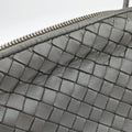 NODINI Intrecciato Grey lambskin B03039932Aノディーニ イントレチャート グレー ラムスキン B03039932A
