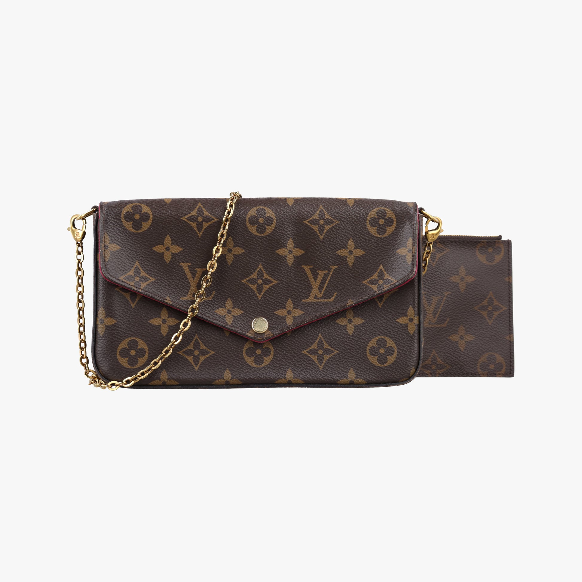 Pochette FeLICIE Brown Monogram Canvas M61276 MI0138ポシェット フェリシー モノグラム/ブラウン モノグラムキャンバス M61276 MI0138