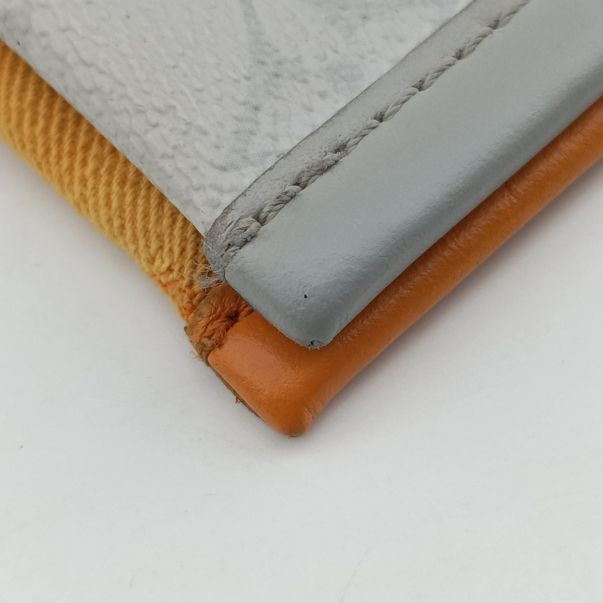 Flat Messenger White×orange White Monogram Canvas x Ocher Monogram Denim M44640 CA1149フラットメッセンジャー ブロン×オレンジ ホワイトモノグラムキャンバス×オーカーモノグラムデニム M44640 CA1149