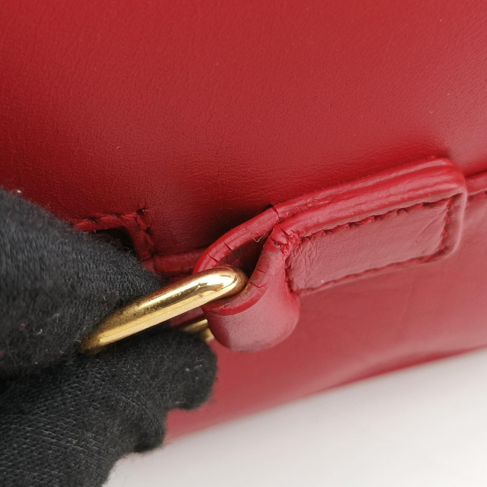 CLASSIC BABY DUFFLE Red Leather 330958 IMR330958.1013クラシック ベイビーダッフル レッド レザー 330958 IMR330958.1013