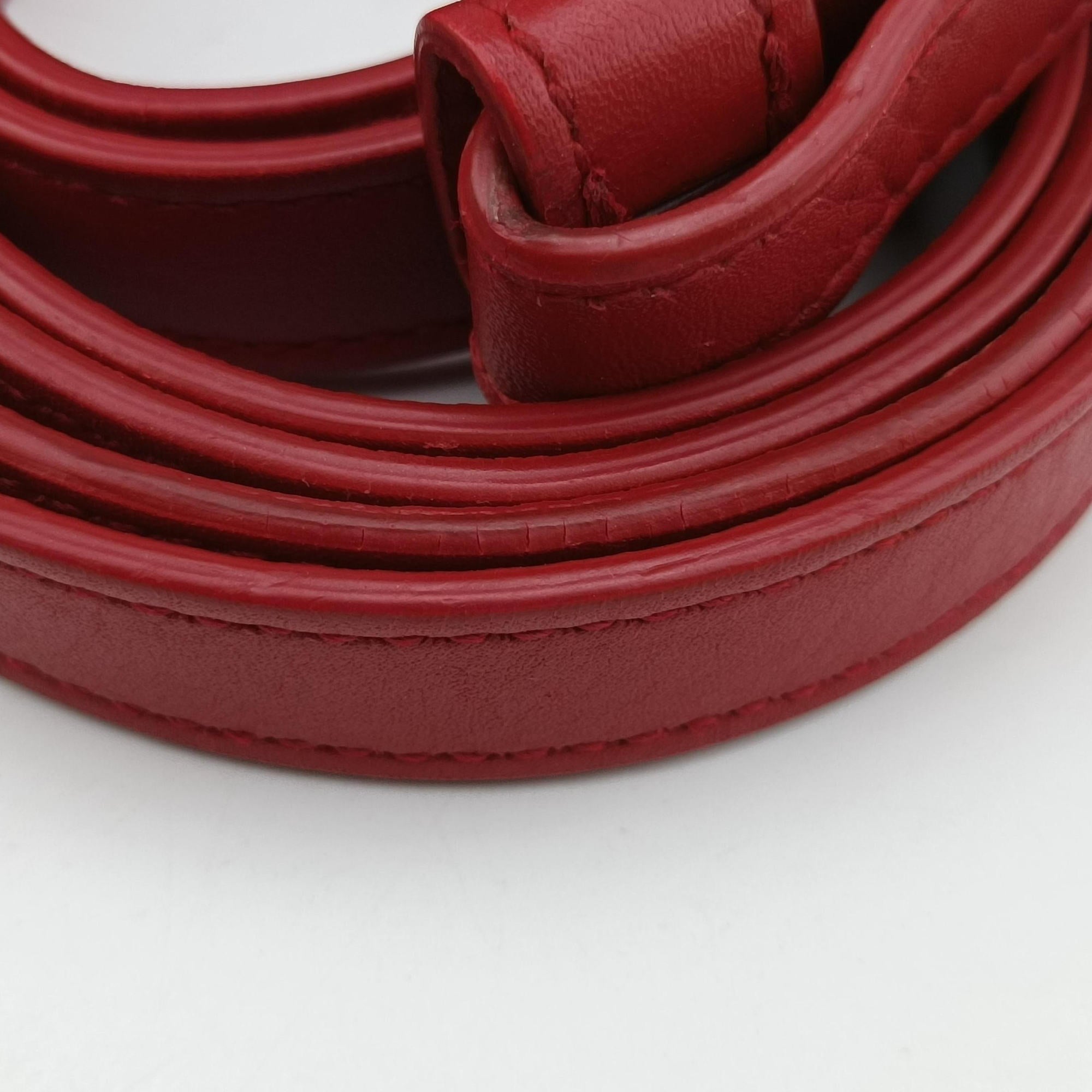 CLASSIC BABY DUFFLE Red Leather 330958 IMR330958.1013クラシック ベイビーダッフル レッド レザー 330958 IMR330958.1013