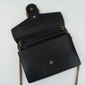 GG Marmont Black Leather 401232 GGマーモント ブラック レザー 401232 