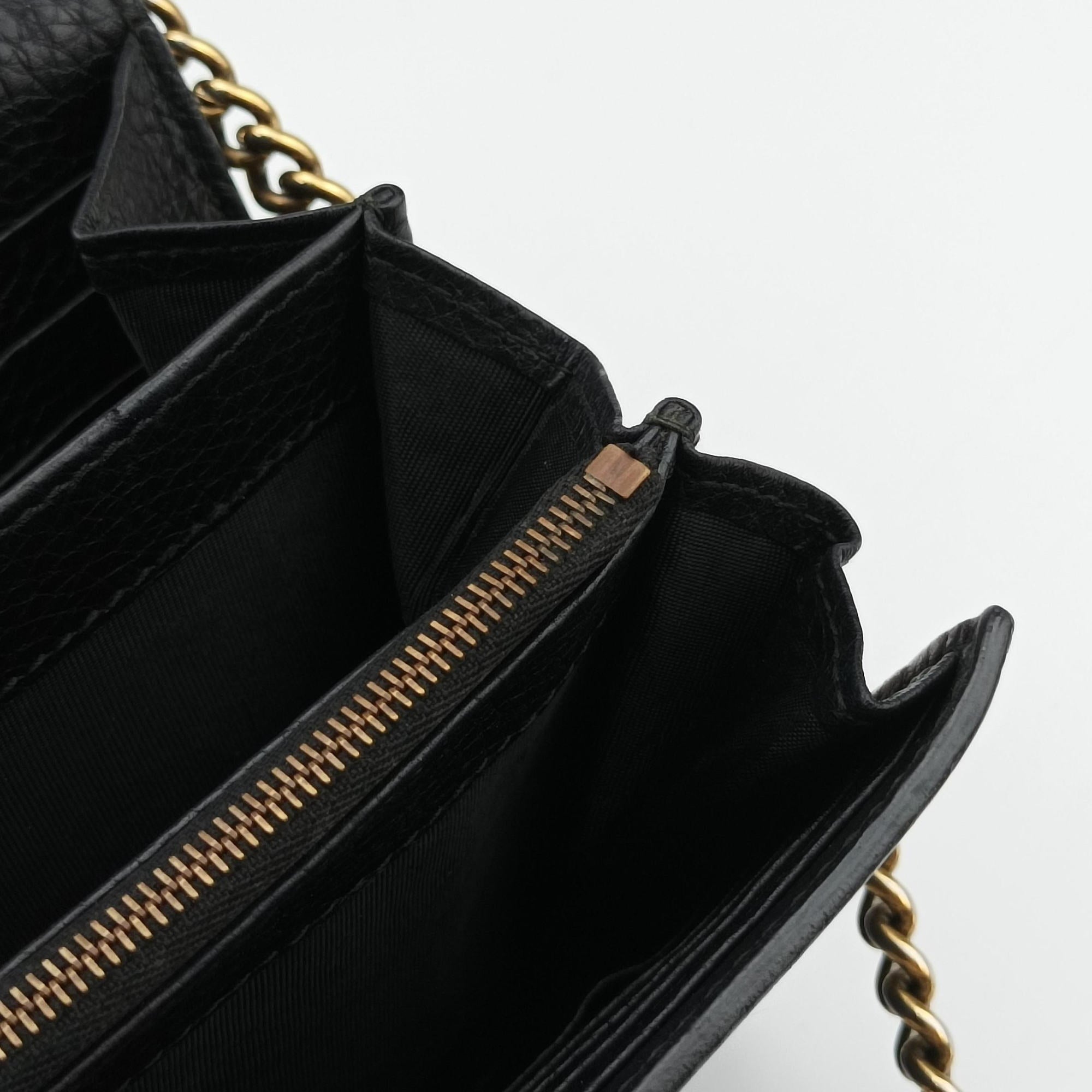 GG Marmont Black Leather 401232 GGマーモント ブラック レザー 401232 