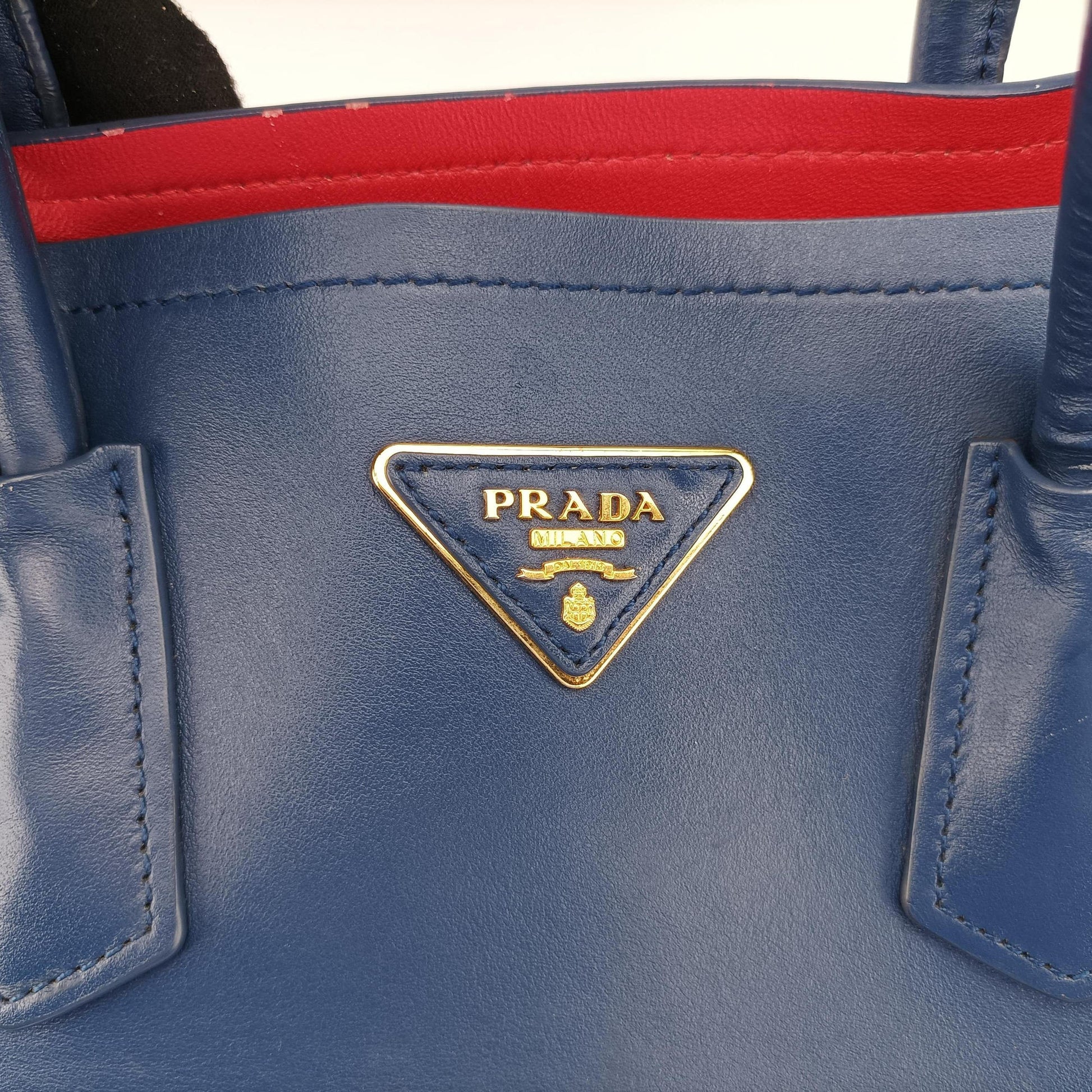 Double Cuir Blue SAFFIANO Leather B2756T 173ダブル キュイール ブルー サフィアーノレザー B2756T 173